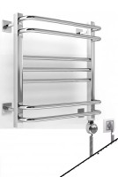 Полотенцесушитель электрический Вид 9/10 профильный 1200х500 мм. белый