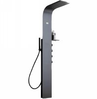 Душевая панель Cerutti SPA Bella B CT9254 с гидромассажем Черная матовая