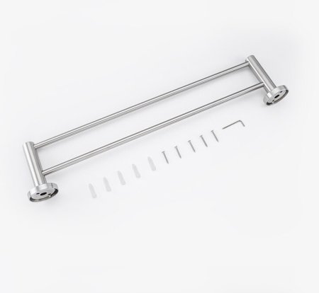 Полотенцедержатель Frap F301 F30109 двойной Сатин 