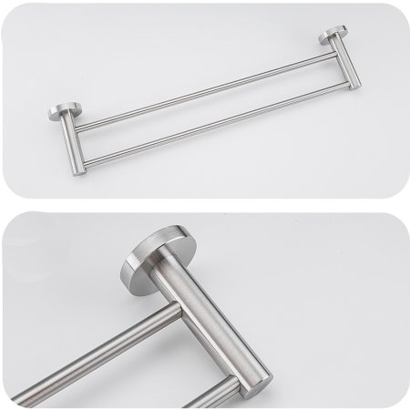 Полотенцедержатель Frap F301 F30109 двойной Сатин 