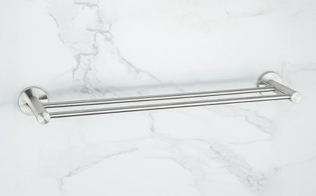 Полотенцедержатель Frap F301 F30109 двойной Сатин 