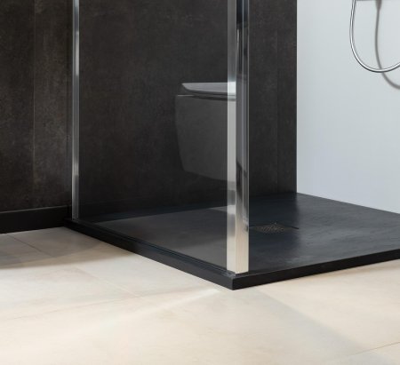 Душевая стенка Allen Brau Priority 90 3.31016.00 профиль Хром стекло прозрачное 