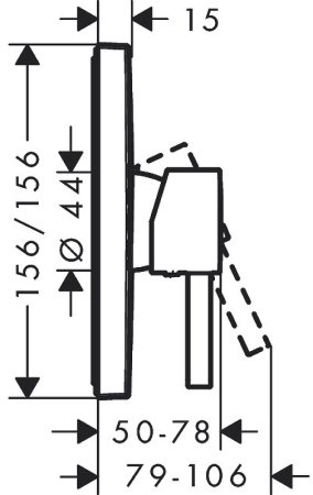 Смеситель для душа Hansgrohe Finoris 76615700 Белый матовый 
