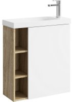 Корпус тумбы под раковину Aqwella Alba 60 R ALB0106RDD подвесной Дуб Давос