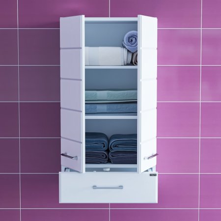 Шкаф для ванной комнаты навесной СаНта Омега 48/90 