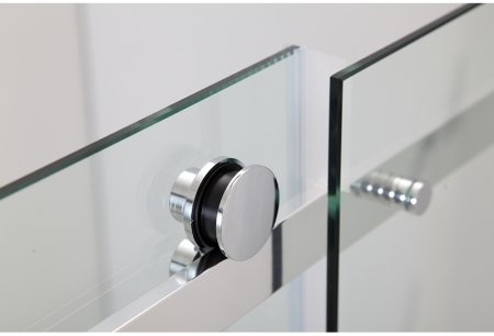 Душевой уголок Black&White Stellar Wind S201 100х100 2011010 профиль Серебристый хром стекло прозрачное 