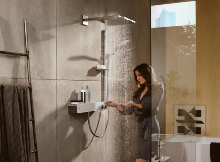 Верхний душ Hansgrohe Raindance E 26238700 Белый матовый 
