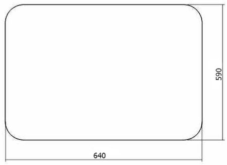 Зеркало Creto Scala 64 5-640590S с подсветкой с датчиком движения 