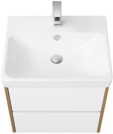 Тумба под раковину Aquaton Сканди 55 1A251701SDZ90 подвесная Белый Дуб рустикальный 