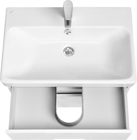 Тумба под раковину Aquaton Оливия 70 1A254301OL010 подвесная Белая матовая 