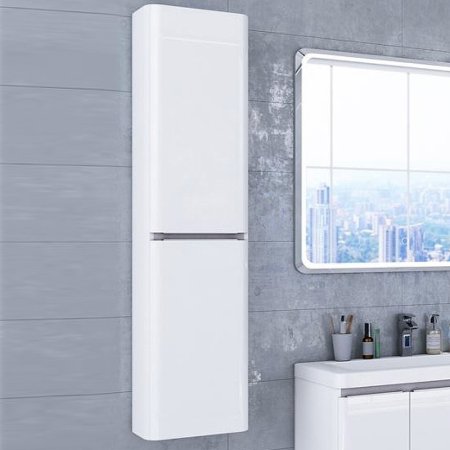 Шкаф пенал Aquaton Шерилл 30 1A206503SH010 подвесной Белый 