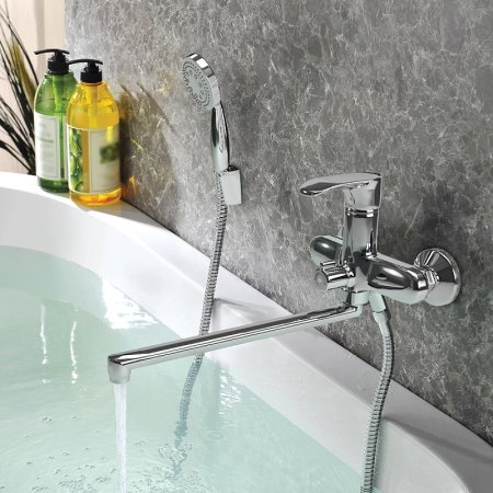 Смеситель для ванны Paini Palermo PACR119KM универсальный Хром 