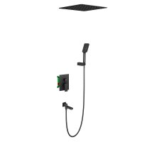 Душевой комплект Timo Selene SX-2039/03SM с внутренней частью, черный