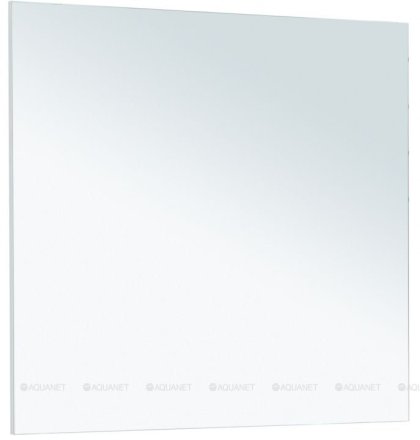 Зеркало Aquanet Lino 90 белый матовый 