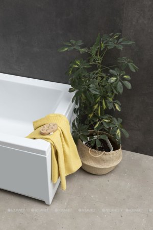 Зеркало Aquanet Lino 90 белый матовый 