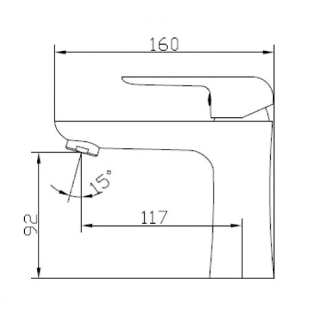 Смеситель для раковины Kaiser Glory 69211 Белый глянцевый 