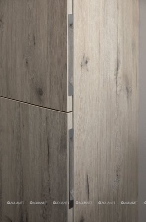 Тумба с раковиной Aquanet Алвита New 100 2 ящика, дуб веллингтон белый 