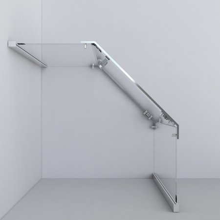 Душевой уголок Vincea Stresa 90х90 VSP-1S900CLB профиль Черный стекло прозрачное 