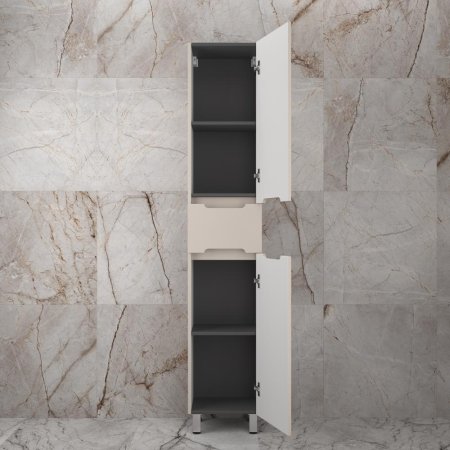 Колонна напольная Style Line "Матис" 36 см 1 ящик, КРЕМ, PLUS, ЭМАЛЬ 