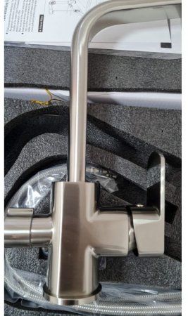 Cмеситель для кухни под фильтр HANSEN H15084G Сатин 