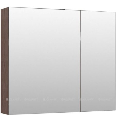 Зеркало-шкаф Aquanet Нью-Йорк 100 орех 