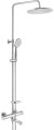 Душевая система Swedbe Hermes 9090 с термостатом Хром 