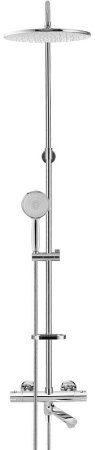 Душевая система Swedbe Hermes 9090 с термостатом Хром 