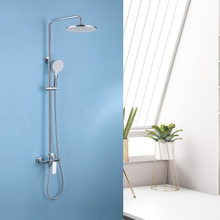 Душевая система Abber Weiss Insel AF8020 Хром 