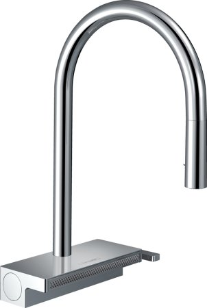 Смеситель Hansgrohe Aquno Select M81 73831000 для кухонной мойки, хром 