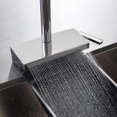 Смеситель Hansgrohe Aquno Select M81 73831000 для кухонной мойки, хром 