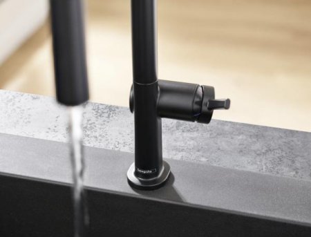 Смеситель Hansgrohe Talis M54 72804670 для кухонной мойки, матовый черный 