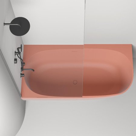 Ванна из искусственного камня Salini Sofia Corner Left 170х85 102525MRF покраска по RAL полностью матовая 