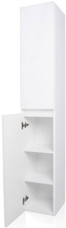 Шкаф пенал Style Line Даймонд 30 Люкс Plus подвесной Белый глянец 