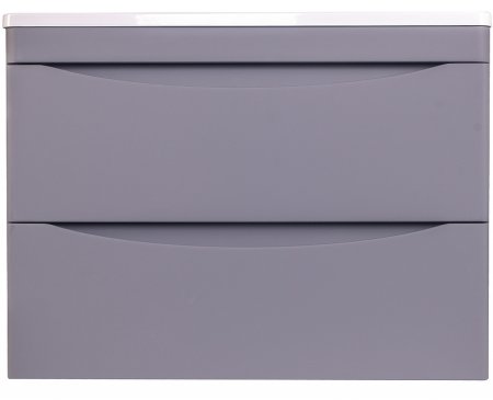 Тумба под раковину Style Line Бергамо 70 СС-00002319 подвесная Серая антискрейч 