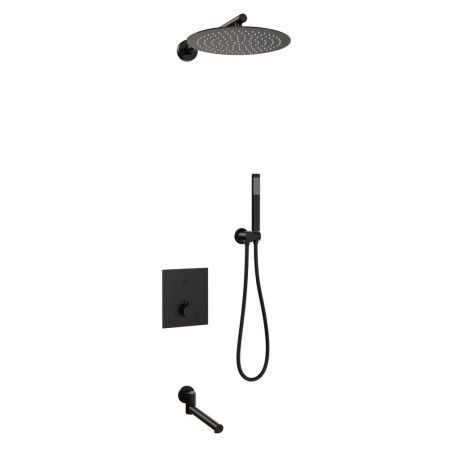 Душевая система RGW Shower Panels SP-370B встраиваемая, черная 