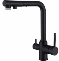 Смеситель для кухни Abber Emotion AF8814B Черный матовый