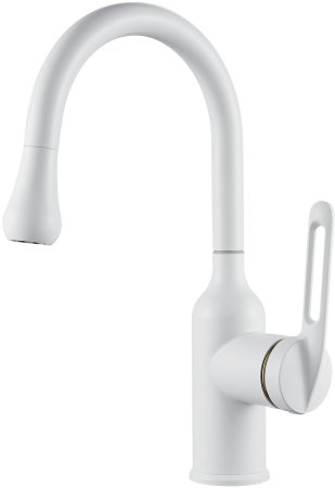 Смеситель для раковины Raffine F101C, белый 
