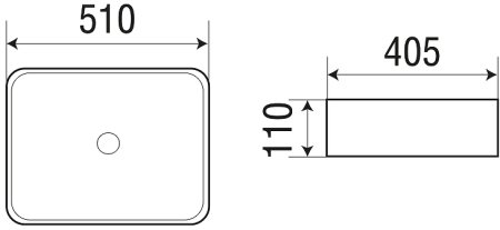 Раковина-чаша WeltWasser Elbach 2178 MB 51 10000004509 Черная матовая 