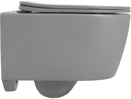 Унитаз Abber Bequem AC1104MG подвесной Серый матовый с сиденьем Микролифт 