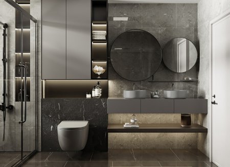 Унитаз Abber Bequem AC1104MG подвесной Серый матовый с сиденьем Микролифт 