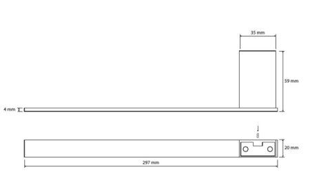 Полотенцедержатель Bemeta Via 135004044 хром 