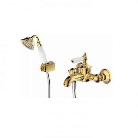 Смеситель для ванны Bravat Art F675109G-B, золото 