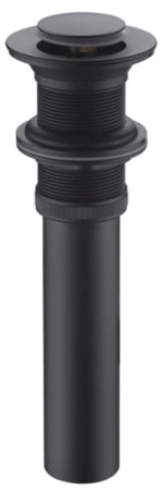 Донный клапан Bravat P6443BW-ENG, черный 