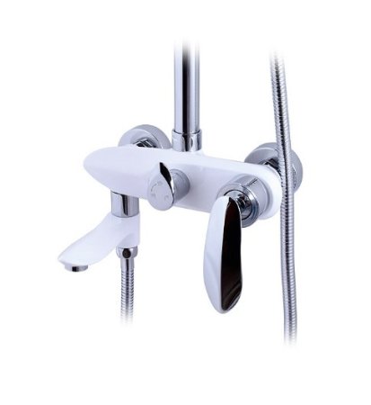 Душевая стойка Grocenberg Shower GB7001 белый/хром 