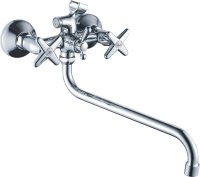 Смеситель двуручковый для ванны HAIBA HB2220 хром