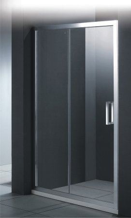 Душевая дверь BelBagno Uno 130 UNO-BF-1-130-C-Cr профиль Хром стекло прозрачное 