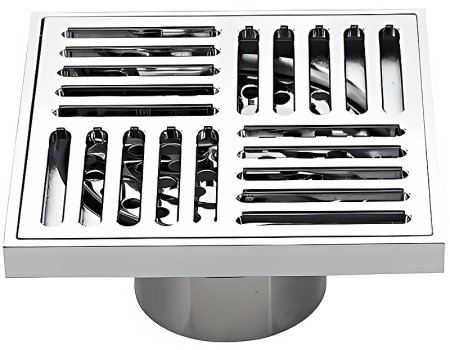 Душевой трап Gappo G81051 с решеткой Хром 