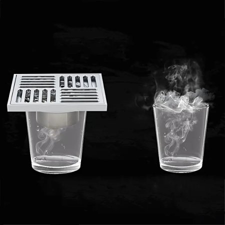 Душевой трап Gappo G81051 с решеткой Хром 