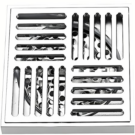 Душевой трап Gappo G81051 с решеткой Хром 