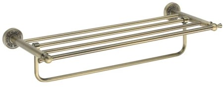 Полка для полотенец Rose RG1008Q, бронза 